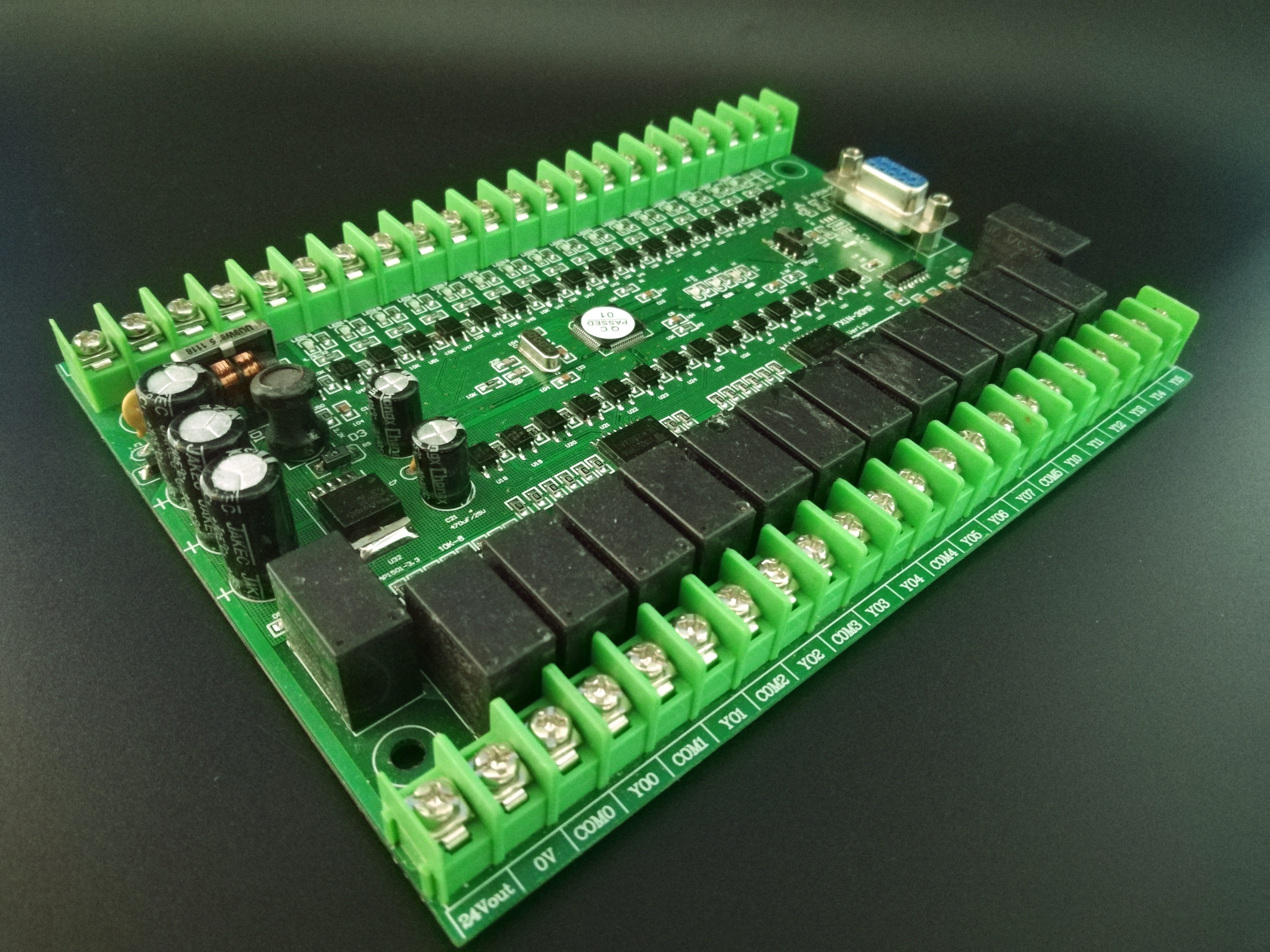 三菱plc国产工控板fx1n30mrmt可编程控制器断电保持文本文本监控