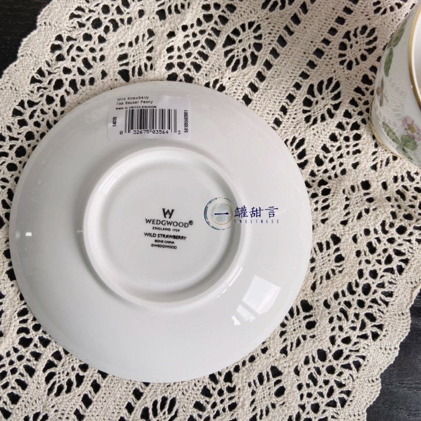 wedgwood草莓wildstrawberry高档瓷杯礼盒1杯茶杯