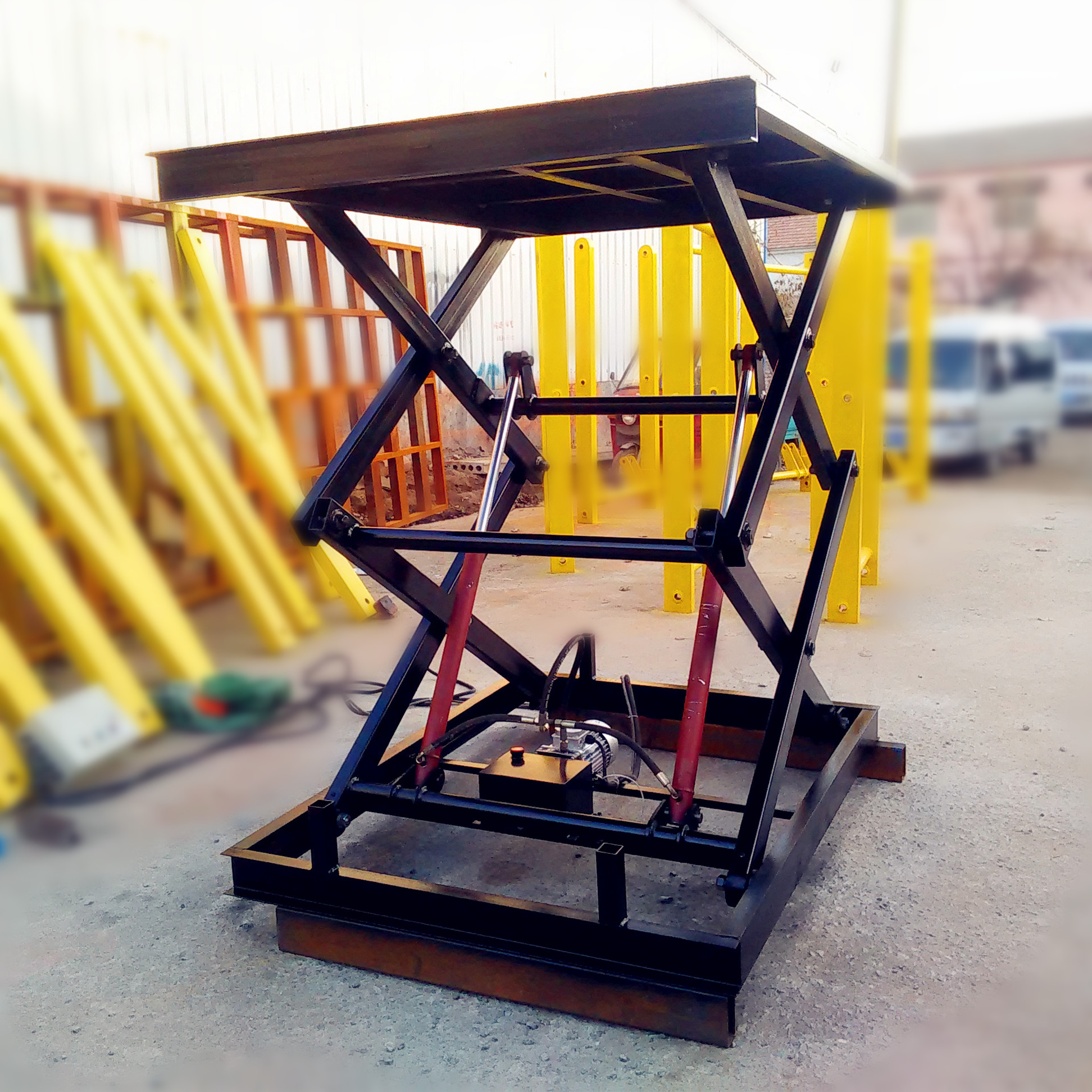 固定式升降机 电动家用升降货梯 剪叉液压升降平台 装卸货平台