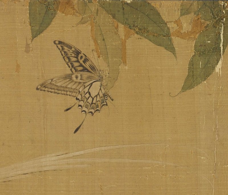 宋徽宗宋画临摹学习复制微喷花鸟画工笔图卷翎毛国画