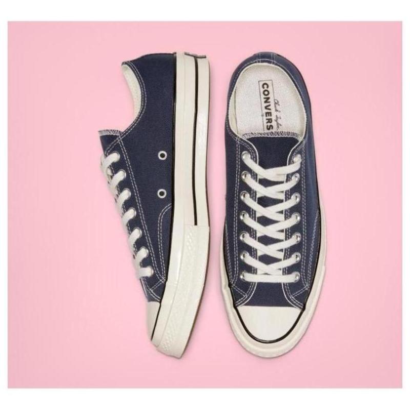 converse匡威男帆布鞋圆头系带低帮纯色新款正品164950c