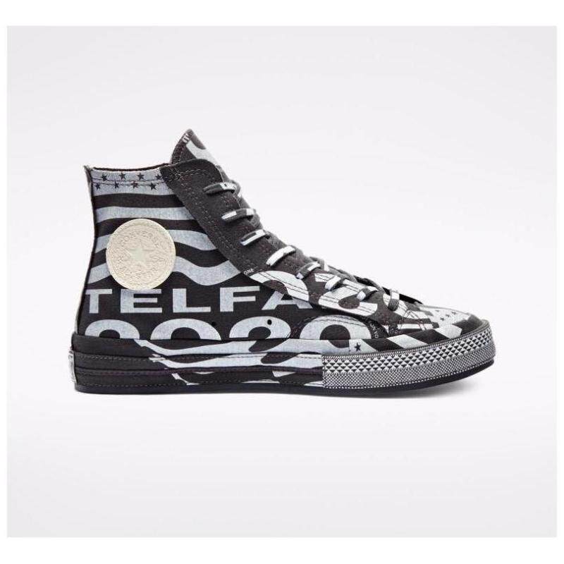 converse匡威telfar联名款男女同款板鞋高图案帆布运动休闲鞋