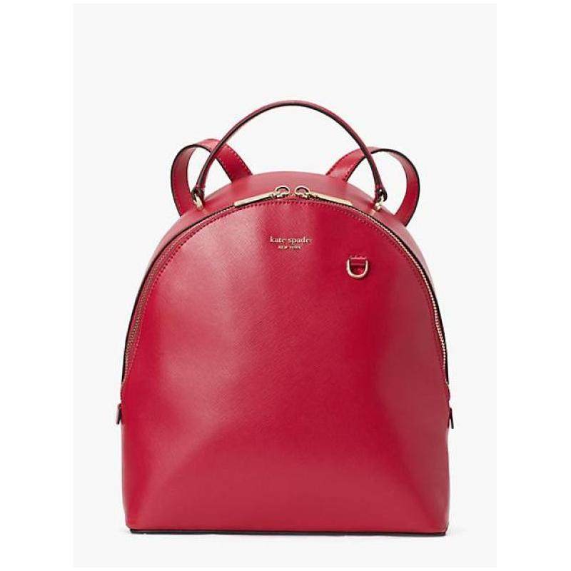 katespadenewyork女士双肩背包拼色拉链经典双肩背包