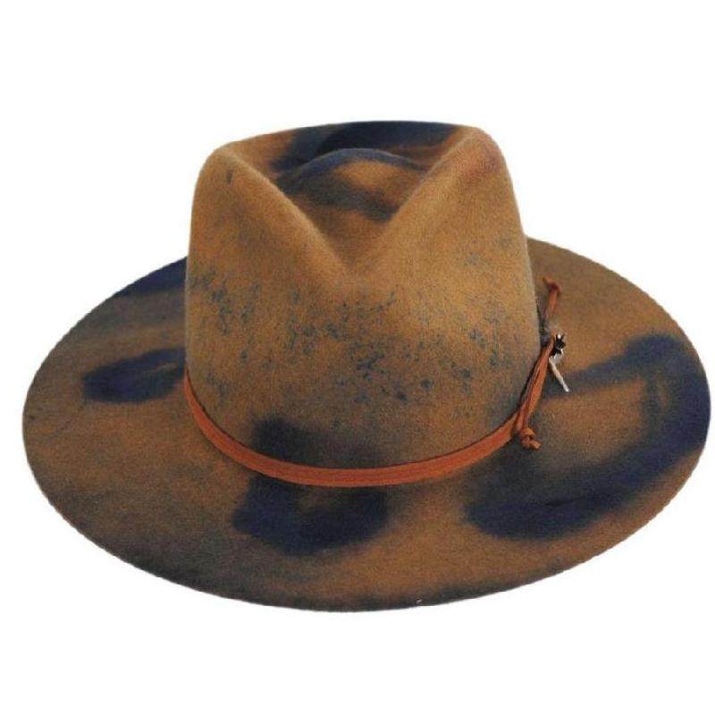 stetson帽子软呢帽时尚吸汗透气防汗金属孔眼皮革运动帽