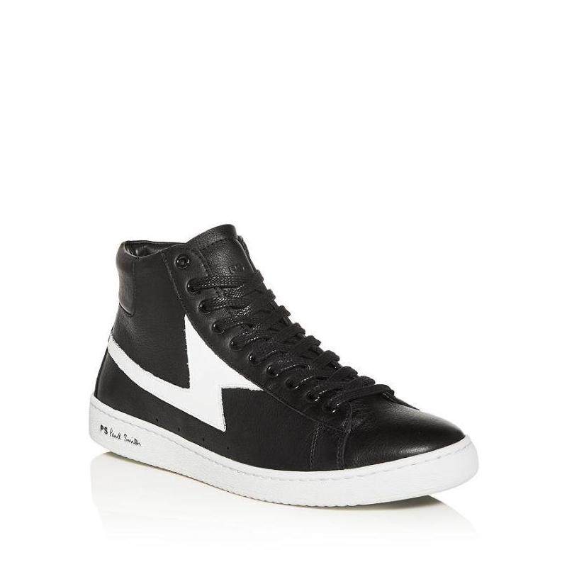 paulsmith男板休闲鞋纯皮圆系带高帮日常百搭正品高帮鞋