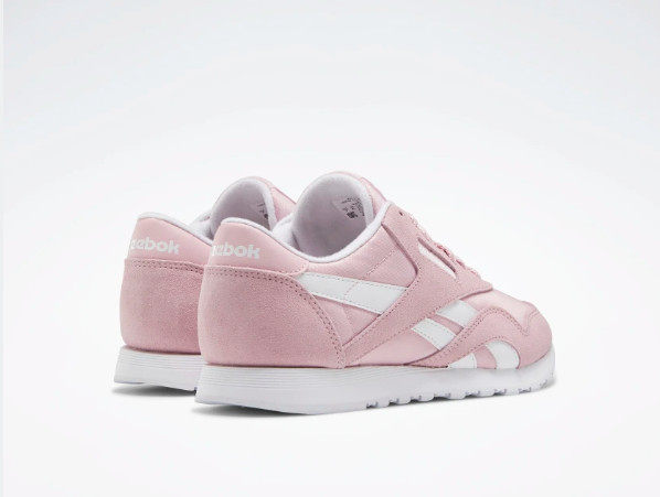 reebok锐步女鞋运动休闲鞋系带反绒拼接舒适轻便美国直邮410643