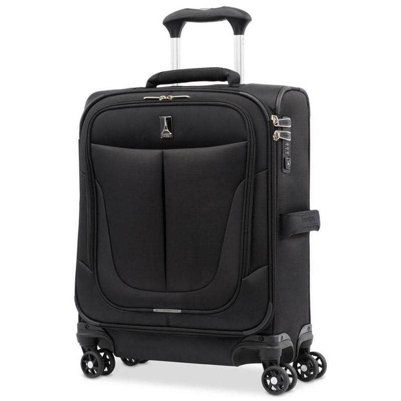 travelpro拉杆箱旅行箱软面涤纶商务出差大气黑色正品旅行箱