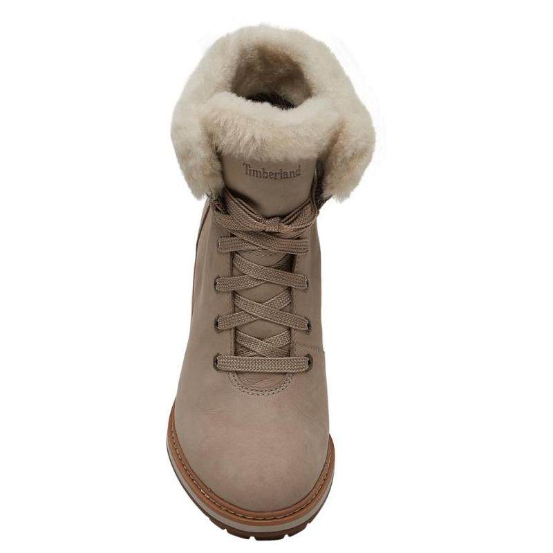 timberland添柏岚户外靴短筒毛边防风高跟sienna正品320923其他户外鞋