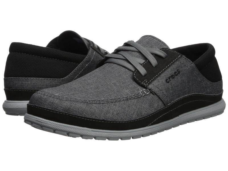 crocs卡骆驰男低帮鞋帆船鞋圆头休闲舒适透气经典单鞋