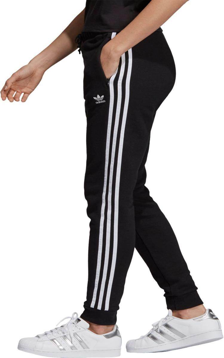 adidas阿迪达斯女裤休闲裤长裤清新条纹运动健身经典休闲裤