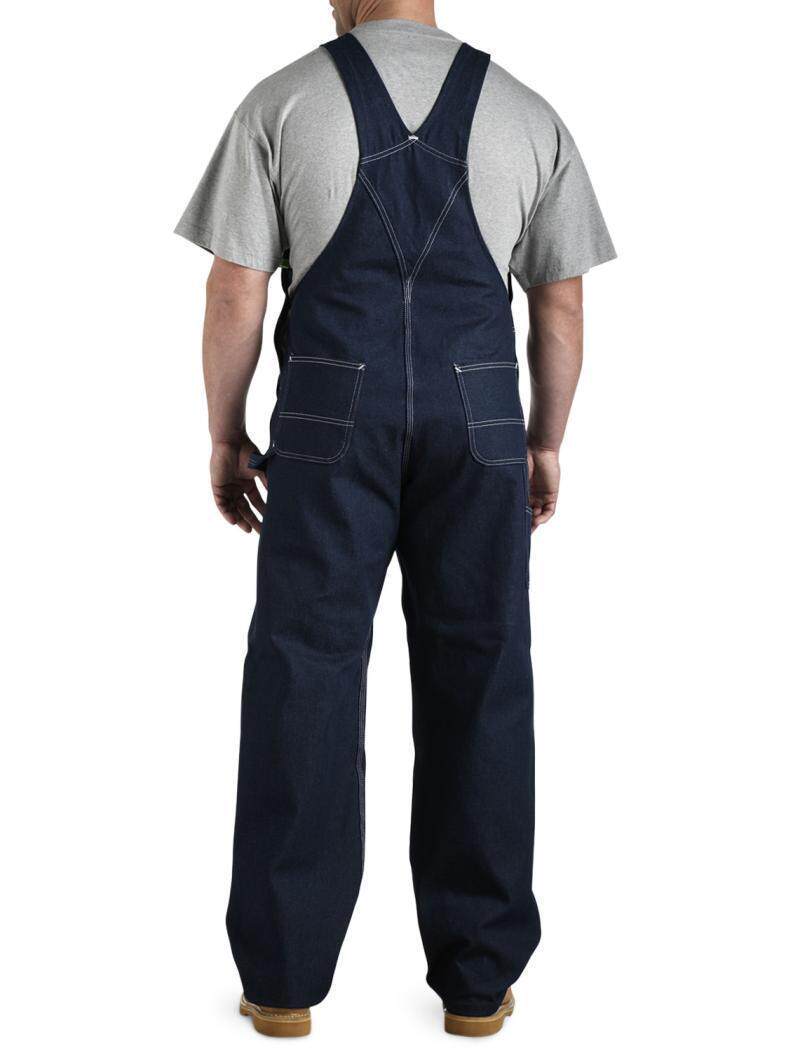 carhartt大码男裤工装连体背带牛仔布宽松休闲美国休闲裤