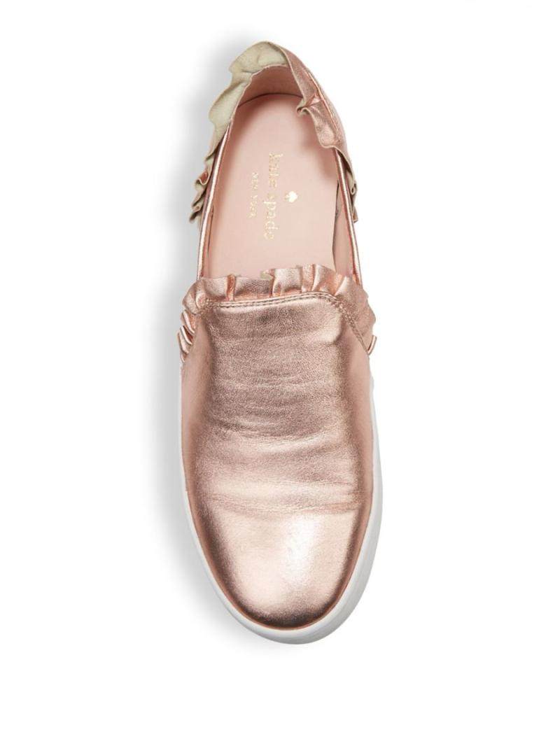 katespadenewyork女鞋圆头平底鞋低帮鞋单鞋单鞋