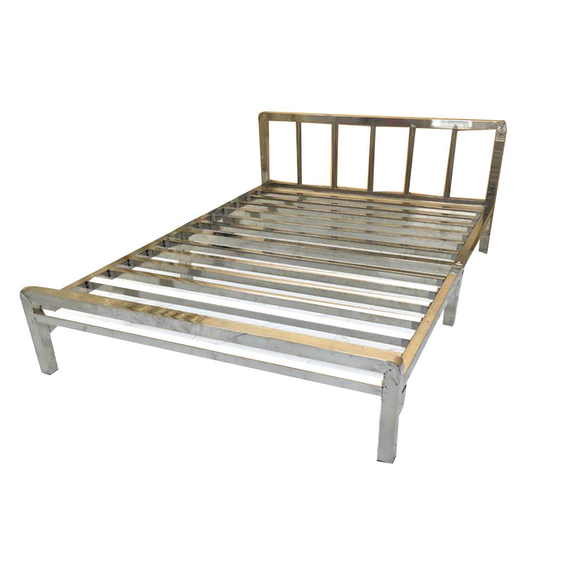 简约环保不锈钢双人床12米18米铁艺15米架子出租屋铁艺