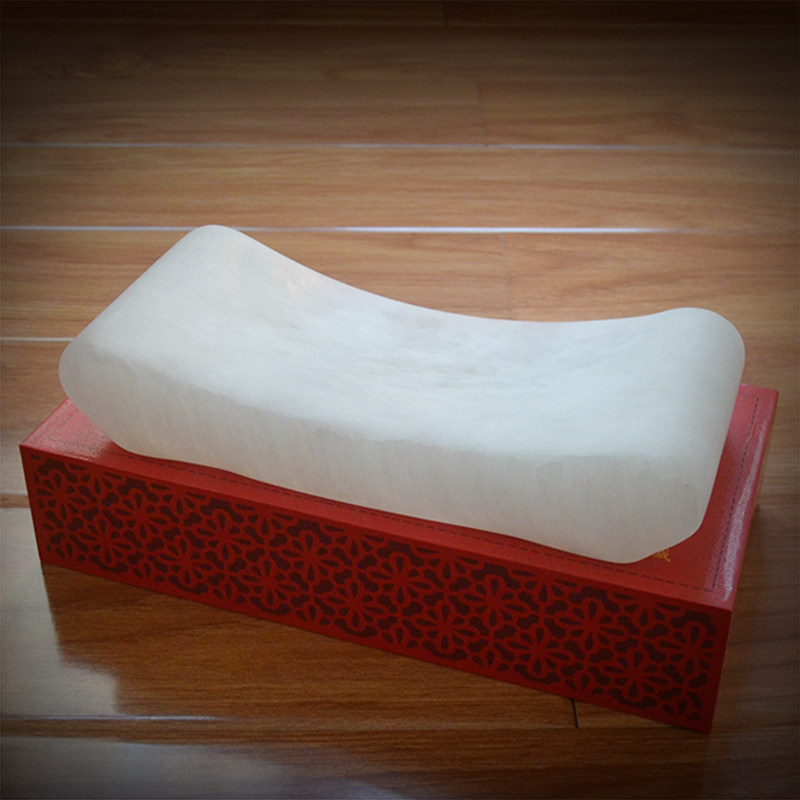 天然石膏枕头应城正品寒水石降火安神助眠颈椎硬枕夏凉枕非玉石枕