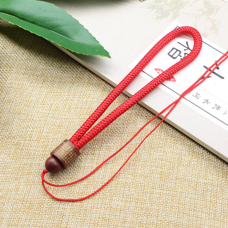 经文檀木把件绳把玩件绳手腕绳包包挂件绳钥匙挂绳车挂