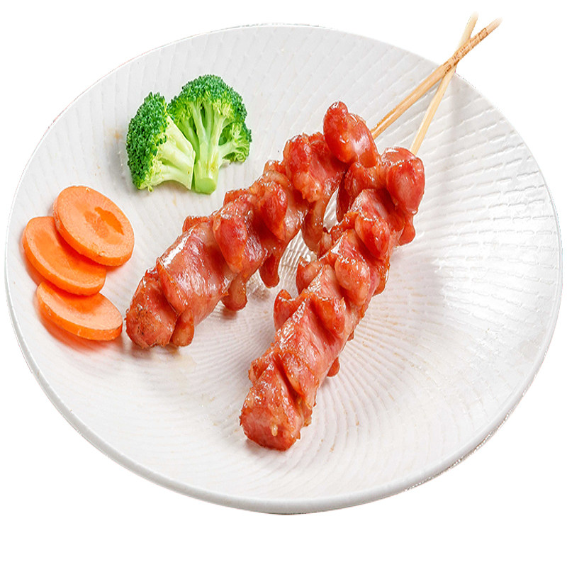 长沙大香肠1000g 开花大纯肉肠烤肠 炸烤肠用