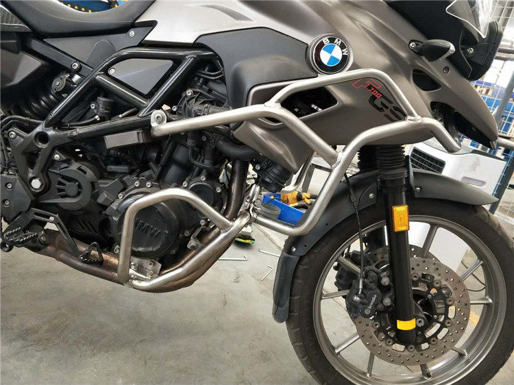 保险杠适用于摩托车宝马f700gsf800gs改装护杠防摔防撞摩托车保险杠