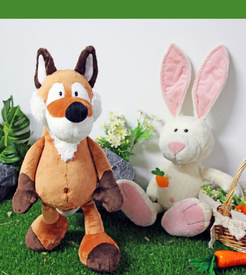 德国nici专柜正品卡通经典老款狐狸毛绒玩具公仔毛绒