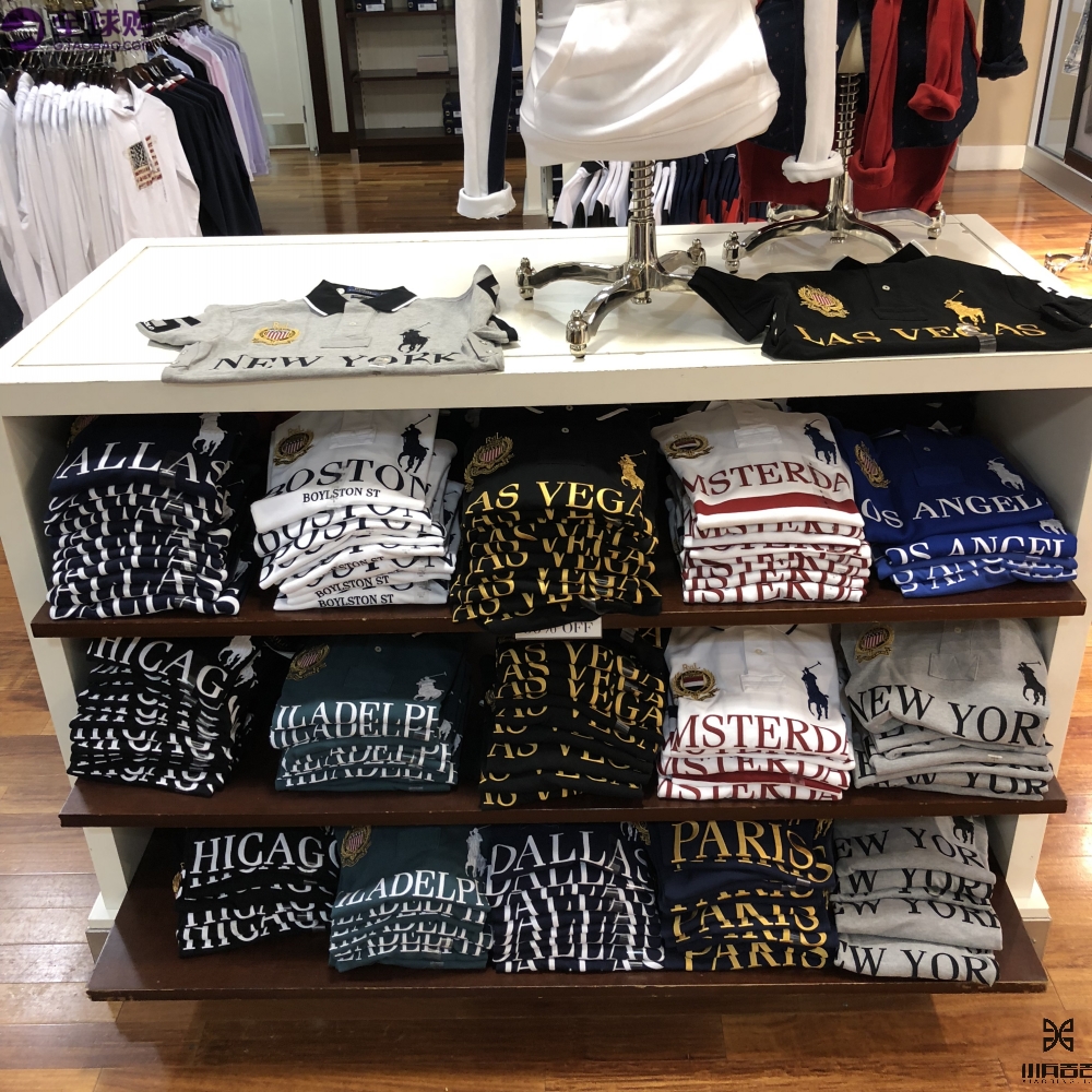 美国代购 Polo Ralph Lauren 潮款城市名徽章大马标短袖Polo衫男