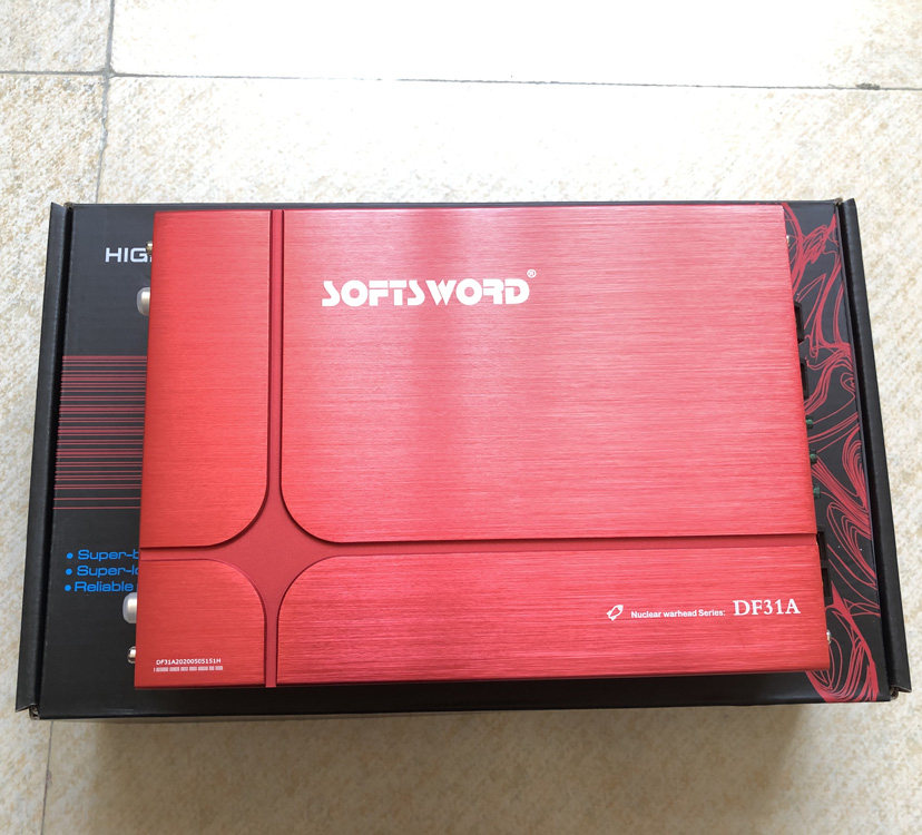 柔剑f12001单路数字大功率超重低音无源低音炮功放汽车功放