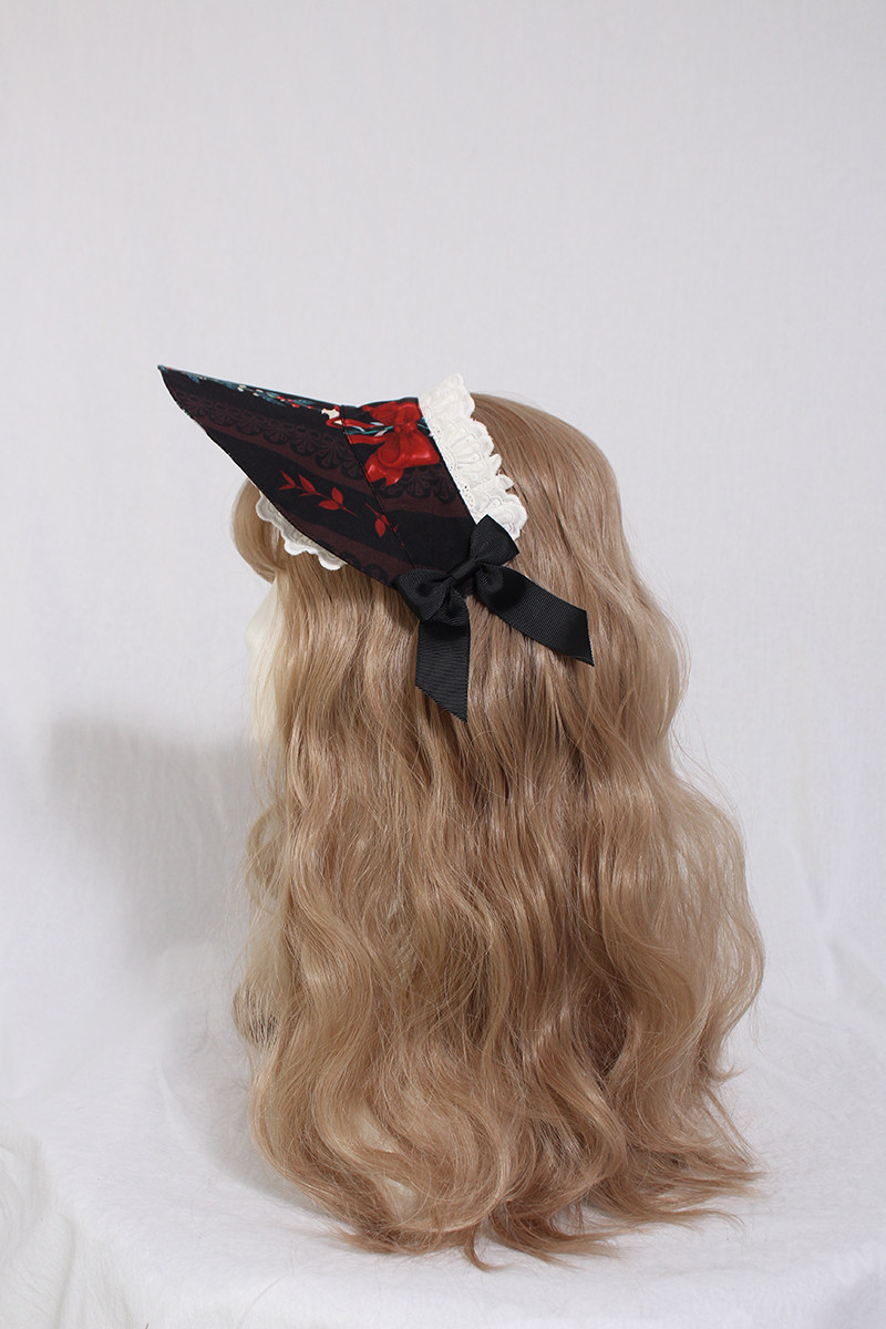 alice girl原创新款 lolita头饰笼中梦bnt波奈特 bb帽