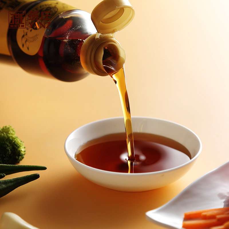 芝麻燕庄芝麻油油黄金香油500ml精品调味麻油食用油香油