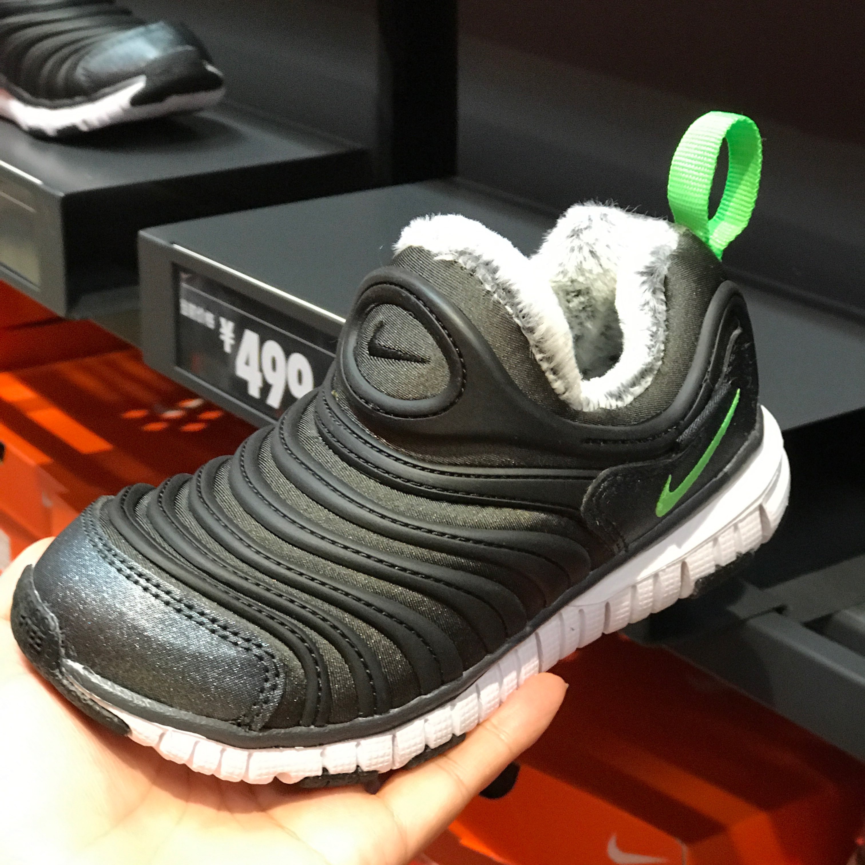 官方正品冬季新款nike耐克毛毛虫男女童鞋棉鞋运动鞋