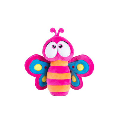 蝴蝶莉莉毛绒玩具可爱公仔玩偶抱枕宝宝安抚女孩布娃娃女朋友礼物