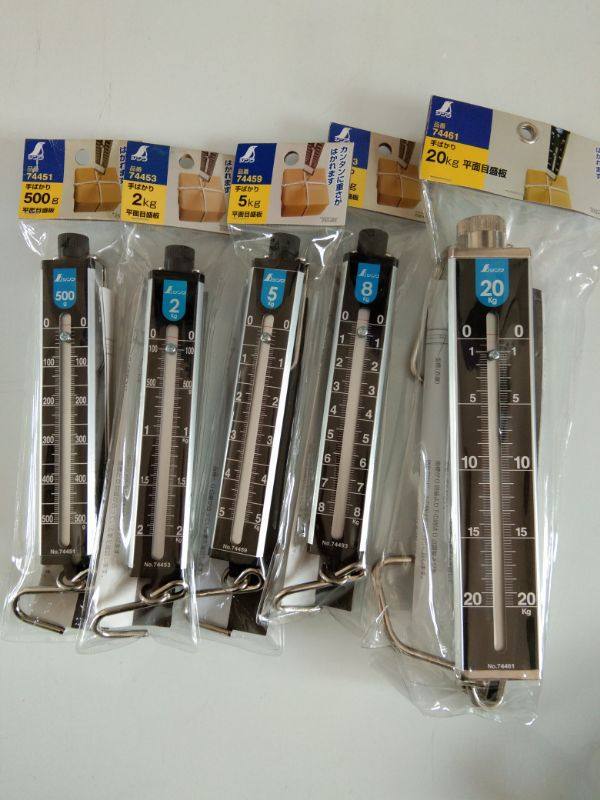 日本shinwa企鹅亲和手提便携式弹簧秤拉力500g1kg推拉力计