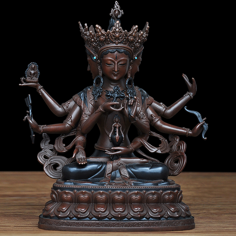 特大号尊胜佛母佛像摆件西藏工艺品藏传密宗居家摆件