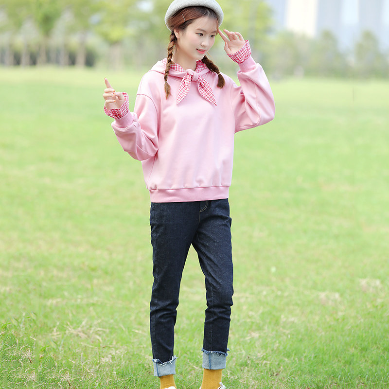 高中生秋季开学季女装女装学生运动套装2022新款青少年休闲运动套装