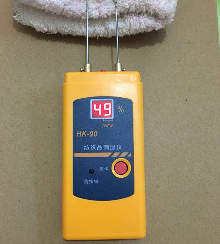HK-90纺纱水分仪测湿仪回潮率纺织品水份仪水分测定仪含水检测仪 - 图0