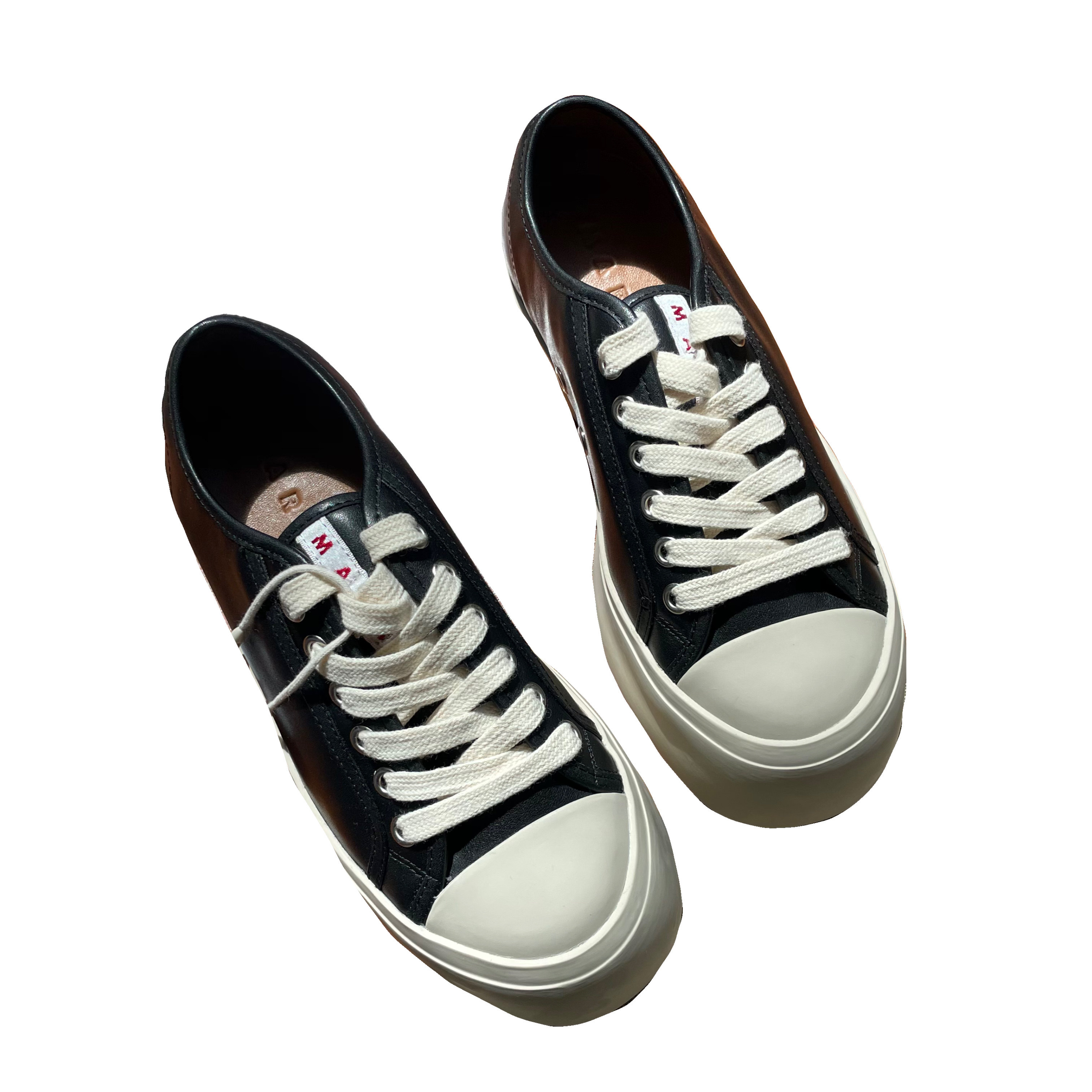 外贸原单青年百搭休闲板鞋大头纯色圆头系带休闲板鞋