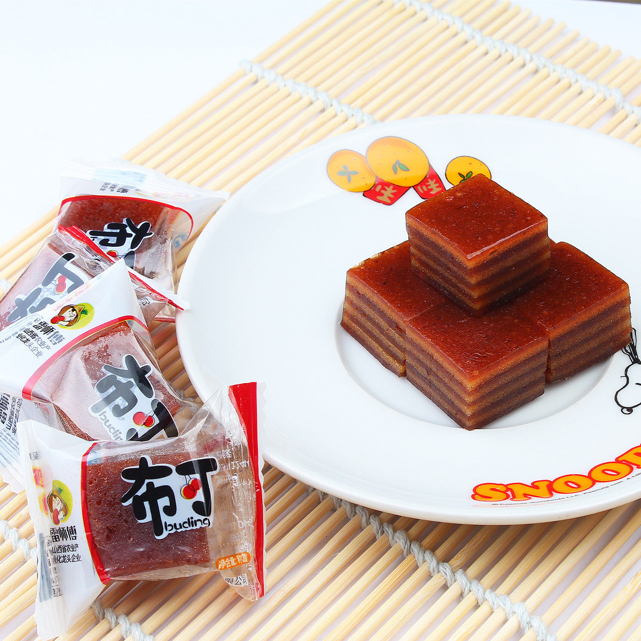 山西特产雷师傅山楂布丁350克休闲零食