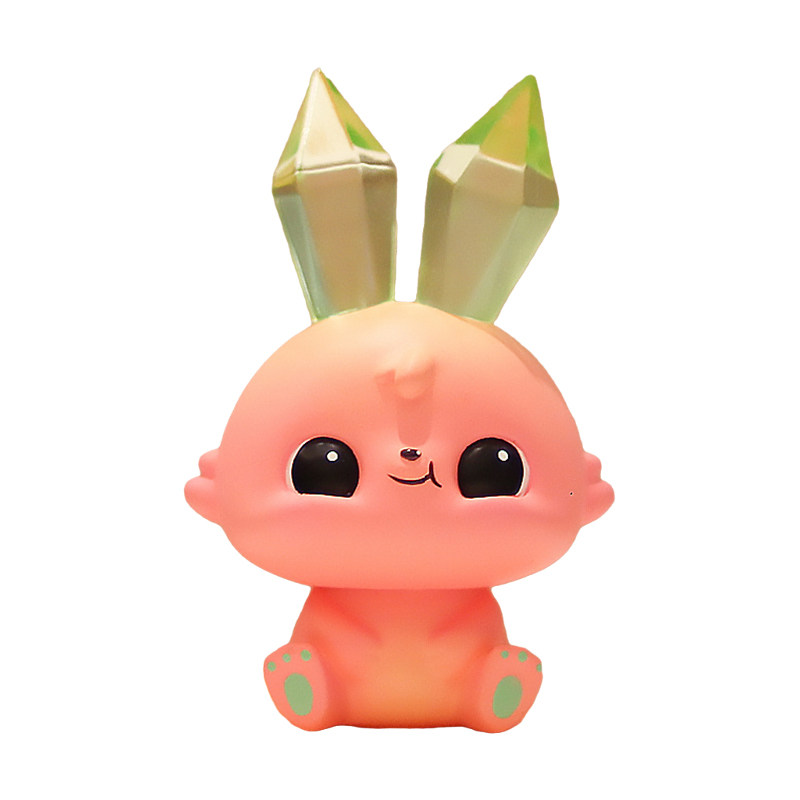 独角兽圣诞泰国tangentminirubysweetpeach甜桃水晶潮玩盲盒