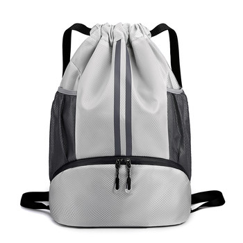 ກະເປົ໋າເປ້ບ້ວງແບບແຫ້ງແລະປຽກແຍກຕ່າງຫາກ ຖົງລອຍນ້ໍາ drawstring portable shoulder bag ກິລາບ້ວງຂອງຜູ້ຊາຍ