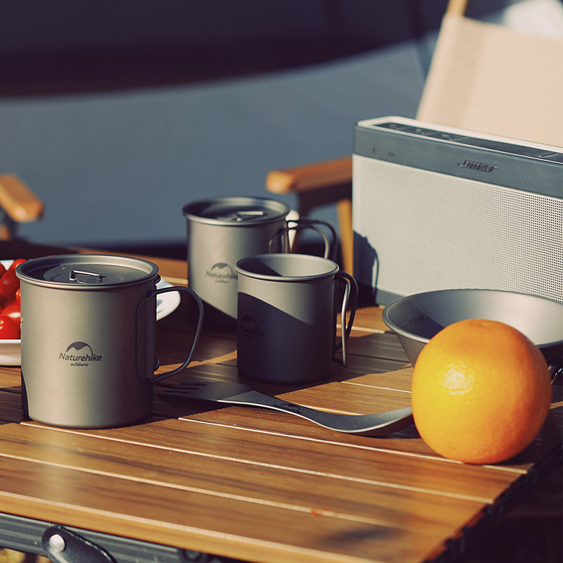 餐具nh挪客户外钛杯钛碗露营glamping野餐bc野餐餐具