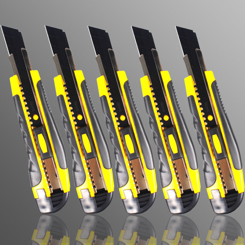 50把美工刀刀片壁纸刀刀架大号壁纸全钢加厚钛合金加厚拆快递包裹开箱