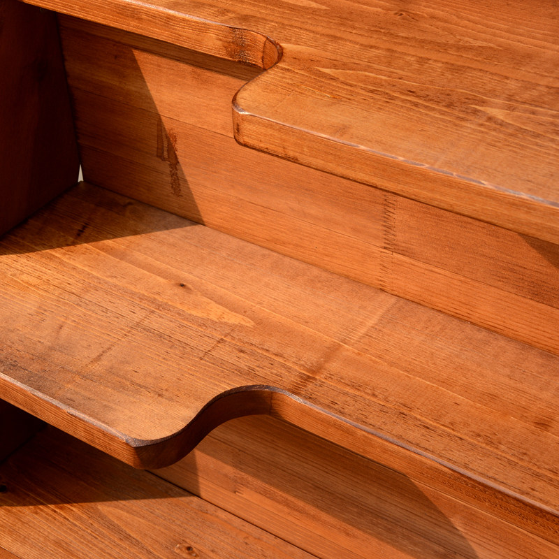 定制实木家用迷你错步梯时尚扶手别墅阁楼楼梯家用梯