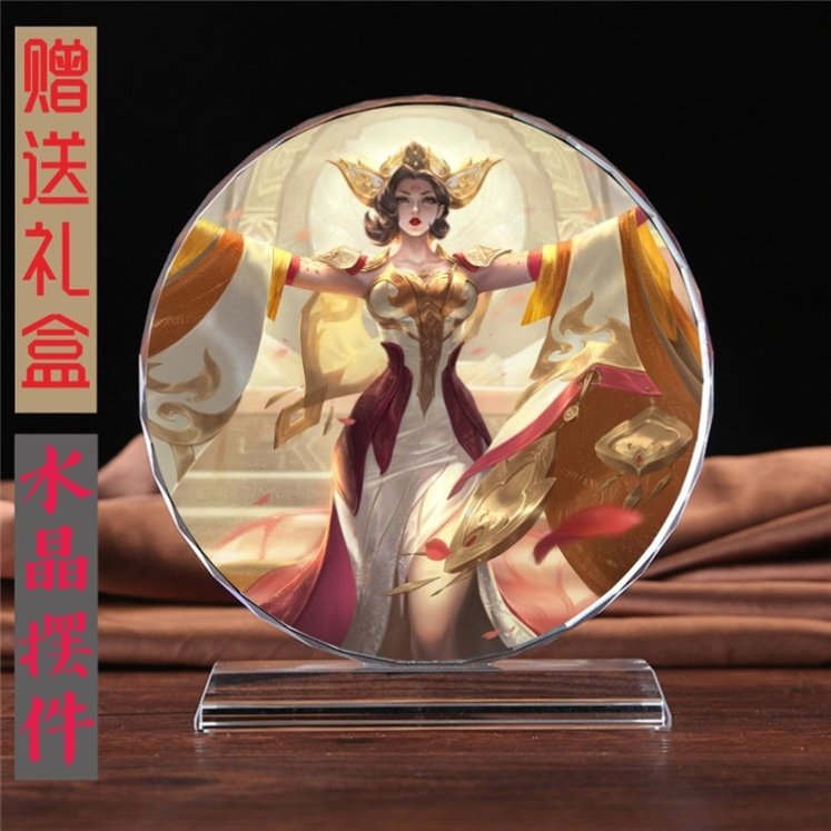 王者荣耀手办水晶摆件长明仙人潮流王牌棒职潮玩盲盒