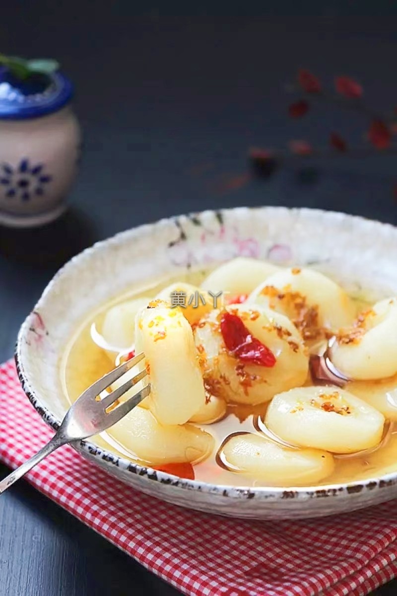 桂花马蹄糖水荸荠水果零食酒店饭店冷盘甜品凉菜