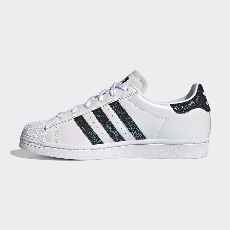 adidas阿迪达斯女鞋2021三叶草superstar贝壳头板鞋休闲鞋h04237板鞋