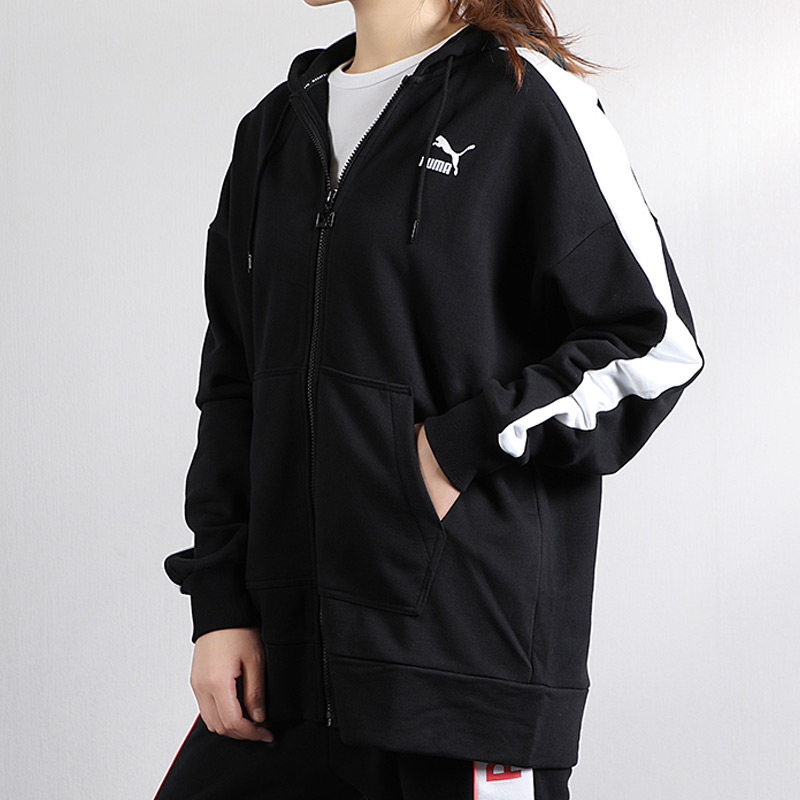 puma彪马外套女装秋季运动服跑步茄克上衣连帽运动茄克