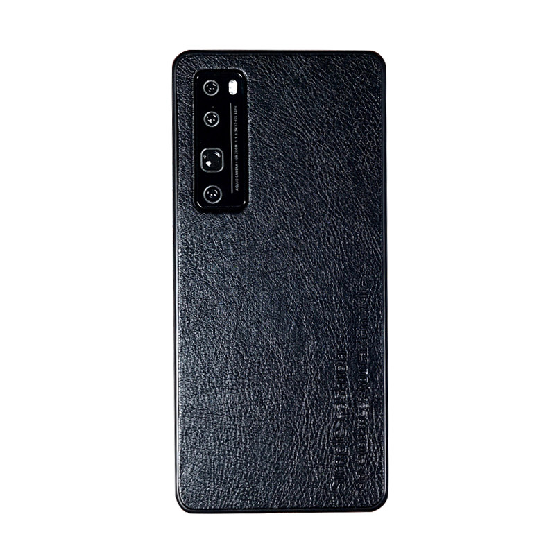 适用于华为nova7手机机壳高档皮套nova7pro保护套真皮手机保护套