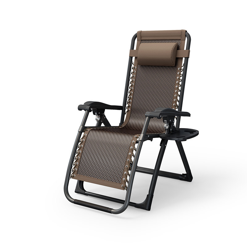 瑞仕达折叠躺椅午休靠背藤椅家用阳台懒人沙滩椅折叠椅