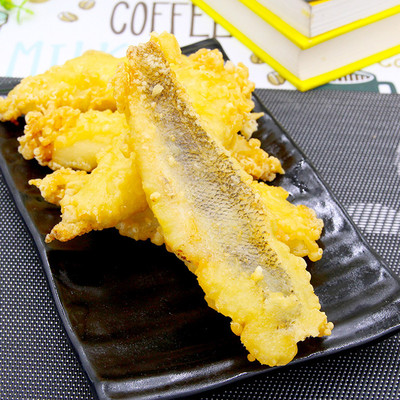 大品家天妇罗鳕鱼 油炸鳕鱼块 香酥鱼排400g整箱15包江浙沪皖包邮