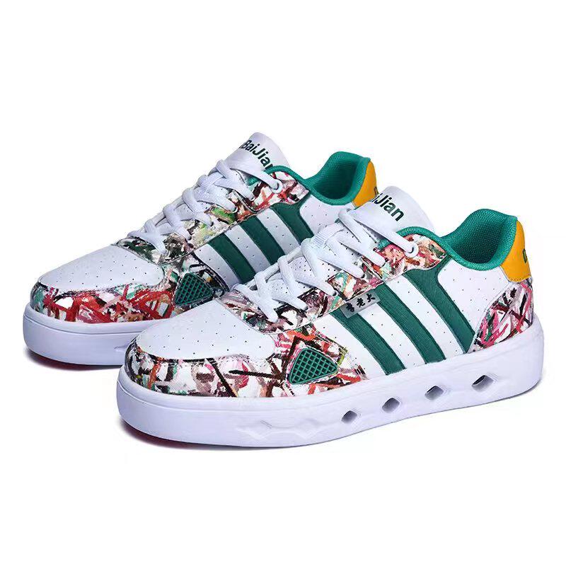 冬季新款奔腾空调李老大lld大白专用毽子男女休闲板鞋