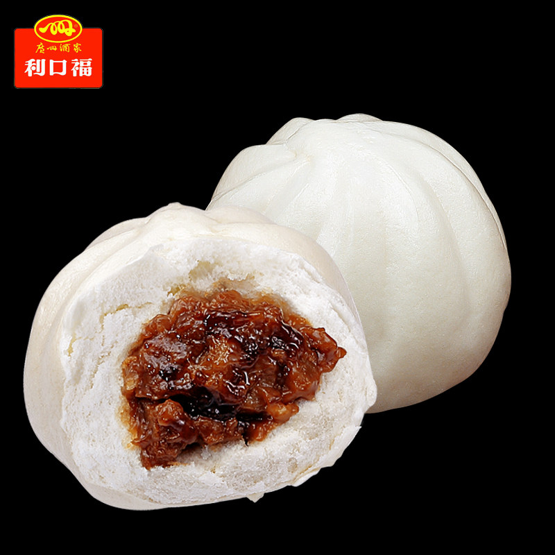 广东酒家利口福蜜汁叉烧大包6个装12包480g广式传统中式糕点