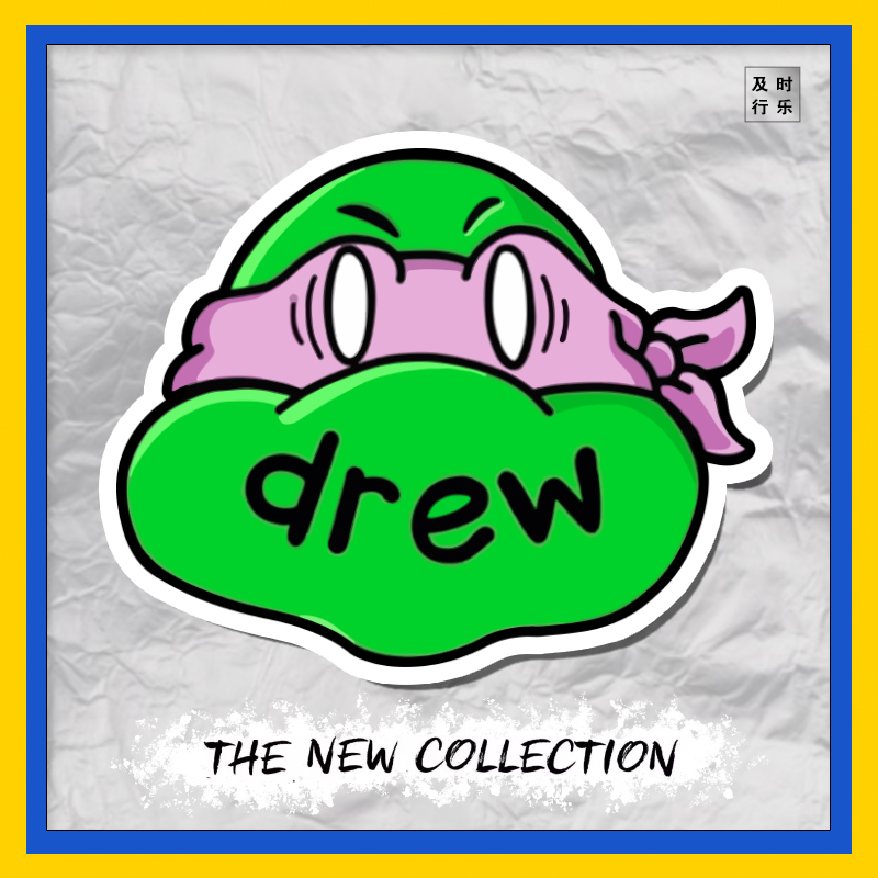 贴纸乌龟可爱头像贴画卡通行李箱防水drew贾斯汀比伯笔记本个性小贴纸