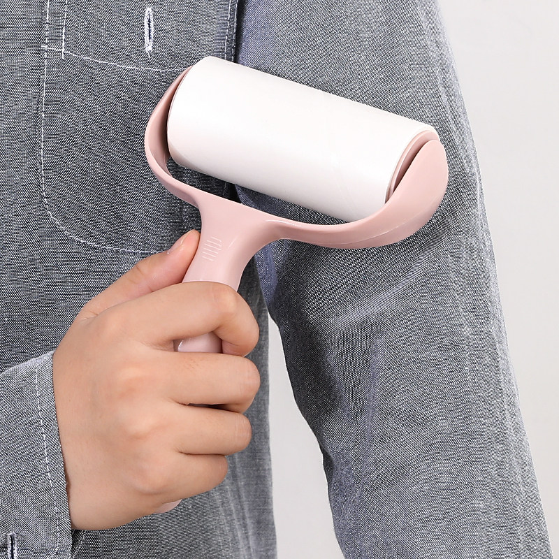 粘毛器沾毛器可撕式滚刷吸粘尘纸粘毛衣服去除毛器黏毡毛器滚筒刷